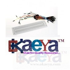 OkaeYa SYB-120 700 Points Breadboard + 65pcs Jumper Wires